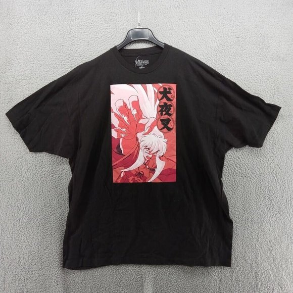 Inuyasha Shirt Mens 3XL Black Claws Out Japanese Anime‎ Tee Rumiko Takahashi - Picture 1 of 6